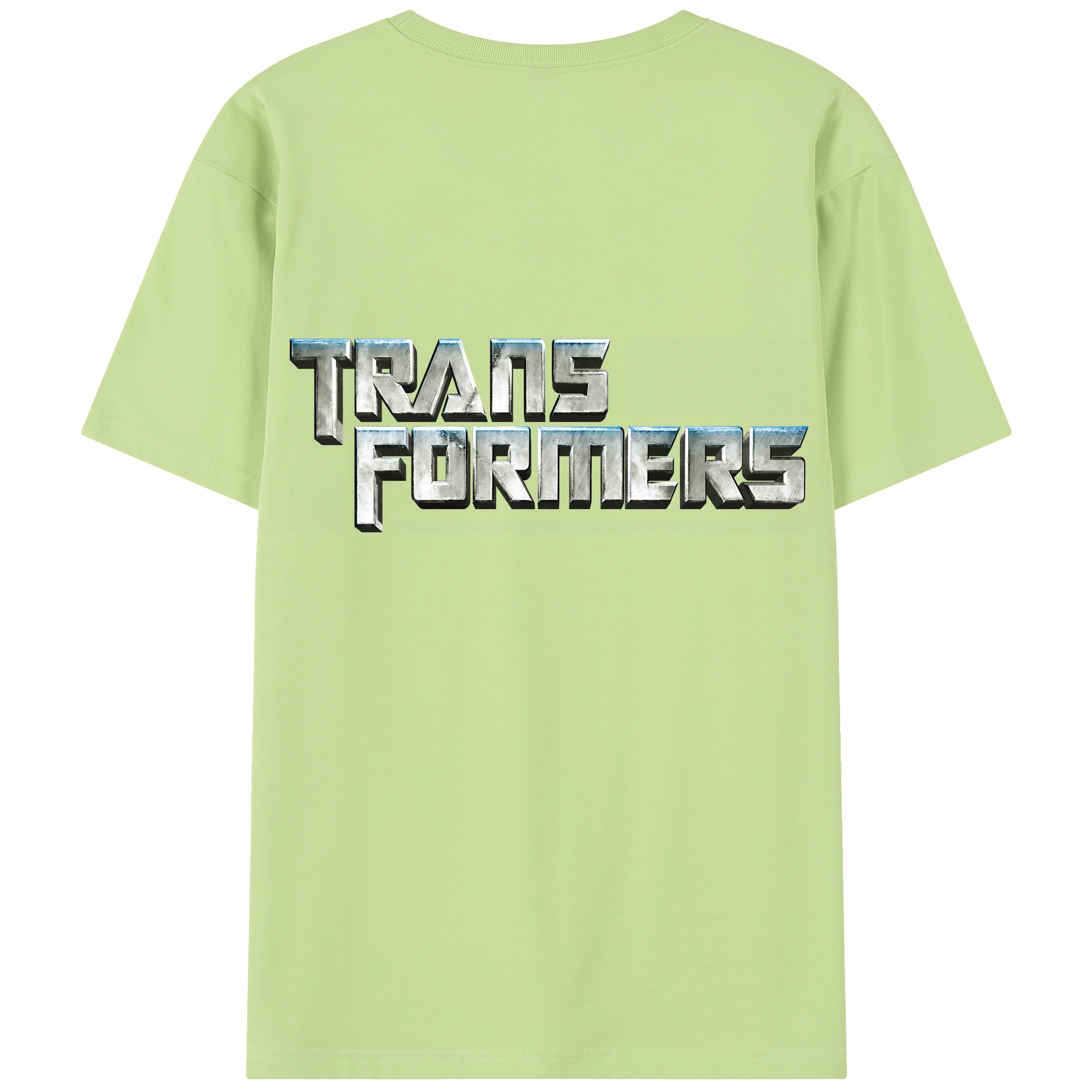 （画像用） Transformers トランスフォーマー 綿100％半袖Tシャツ（背面プリント）